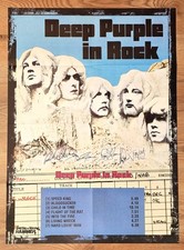 Deep Purple Poster 2010 &ndash; 21.5x29.5 in &ndash; Hard Rock Print Wall Art