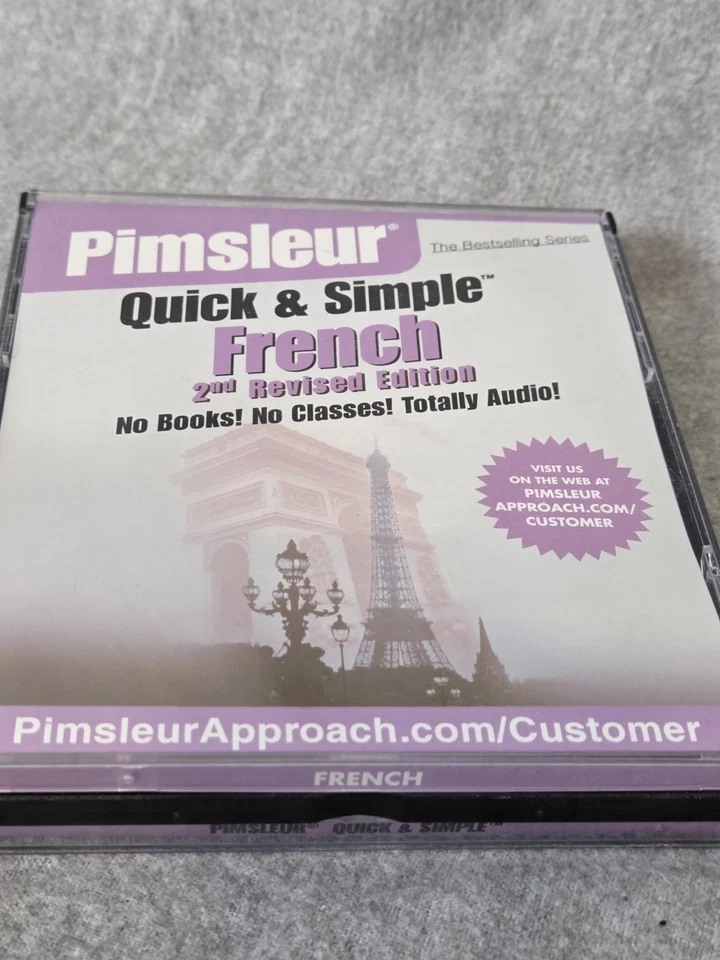 Pimsleur Quick & Simple French 2nd Edition Audio CD Set Language Learning - Image 2 of 4
