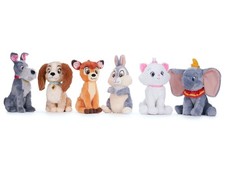 Kuscheltier Hase Klopfer Disney sitzend grau 30 cm Plüschhase