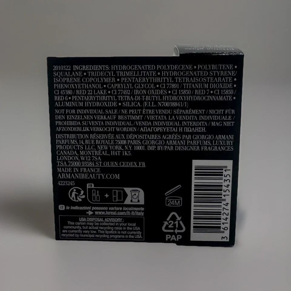 Giorgio Armani Prisms Glass High Shine Lip Glass No 02 Candy Halo - Image 2 of 2