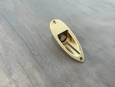 Strat Stratocaster brass Jack Plate - CNC machining