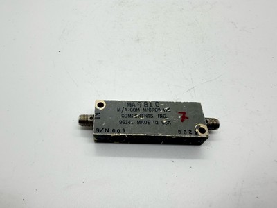 M/A-COM MA981C Microwave RF Amplifier Linear Amp 96342