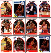 1989 Philadelphia 76ers (64) Card Lot - LAST CHANCE – DON’T MISS OUT!