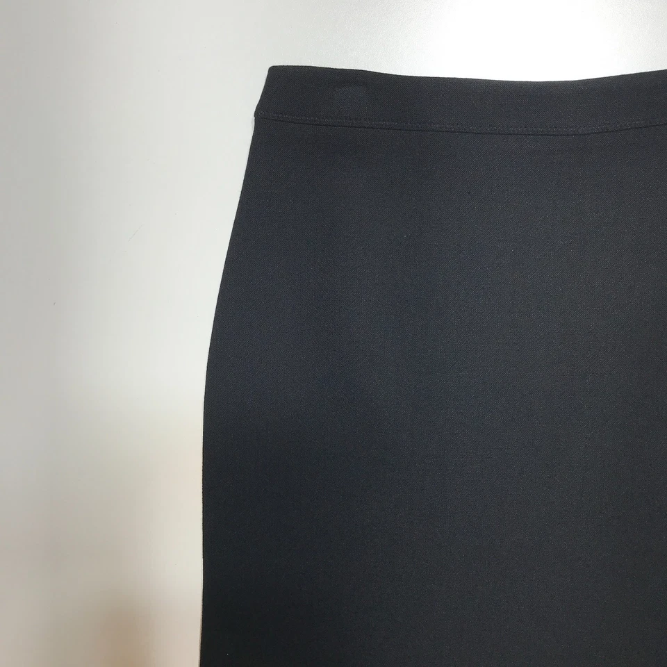 Falda Tahari Mujer 4 Trompeta Tejido Mezcla Lana Por encima de la Rodilla 21" Traje Separado Foto 3 de 4