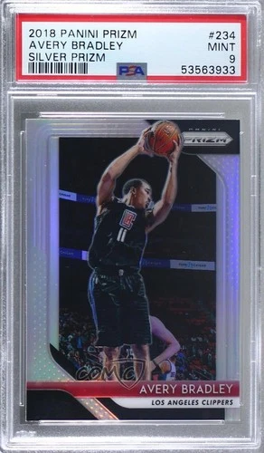 2018-19 Panini Prizm Silver Prizm Avery Bradley #234 PSA 9 MINT