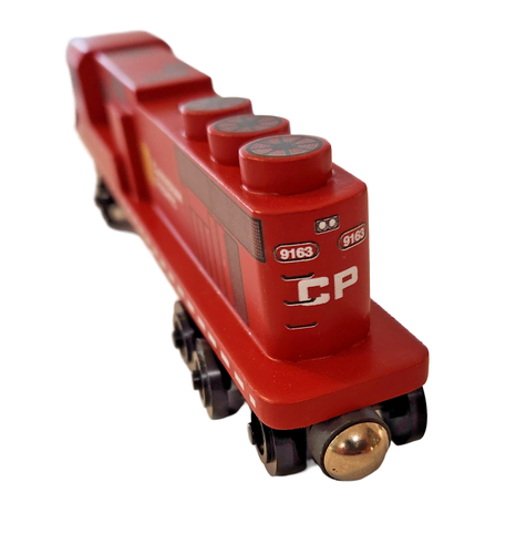Locomotora de madera Whittle Shortline Railroad Canadian Pacific SD70 9163 - Imagen 2 de 6