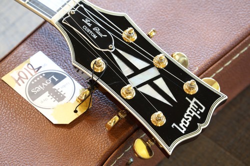 RARE! 1994 Gibson Limited Edition Les Paul Custom Plus Dark Wine Burst + OHSC - Picture 11 of 21