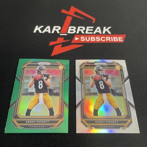 2022 Panini Prizm 301 Kenny Pickett Green/Silver Prizm Rookie RC