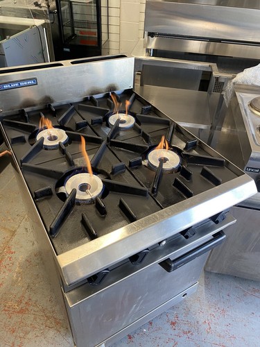 Blue Seal 4 Burner Natural Gas Cooker Oven Range - Picture 7 of 9