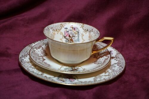 Extremely Rare Antique ROSENTHAL IVORY BAVARIA Trio Cup Saucer