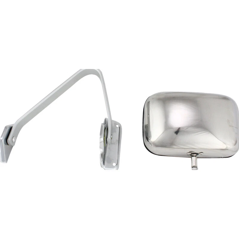 Espelho cromado driver lateral compatível com 1987-1991 Ford Bronco F-150 F-250 F-350 - Imagem 4 de 4