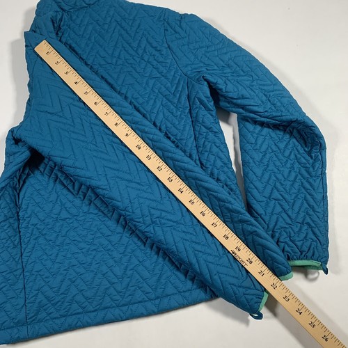 Patagonia Girls Sz Large 12 Quilted Baselayer Jacket Teal Blue *Liner Only* - Picture 9 of 10
