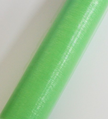 (0,19 €/m) 24 rotoli organza tessuto 9 m x 36 cm matrimonio runner da tavolo decorazione floristica - Foto 18 di 22