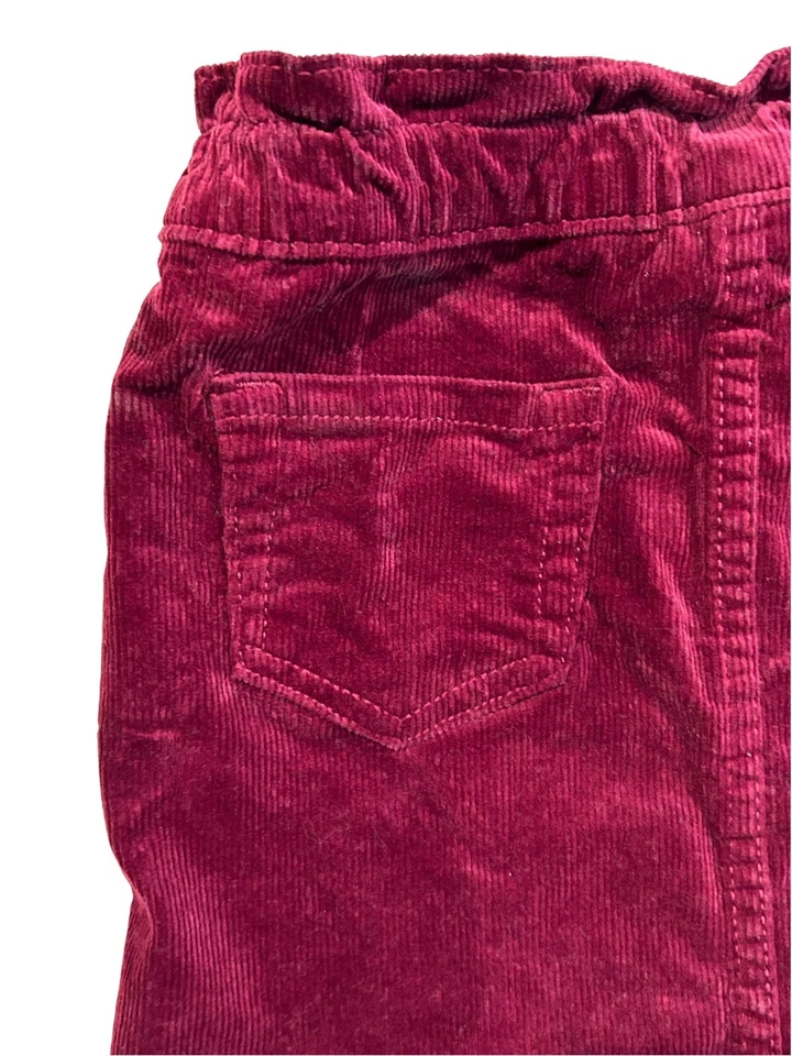 Falda Pana Cat & Jack Púrpura Borgoña Niñas Talla S 6/6X Mezcla Algodón Usada en Excelente Condición Foto 4 de 4