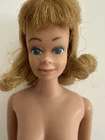 Vintage Straight Leg Midge Barbie Nude Doll Blonde Flip 1960s