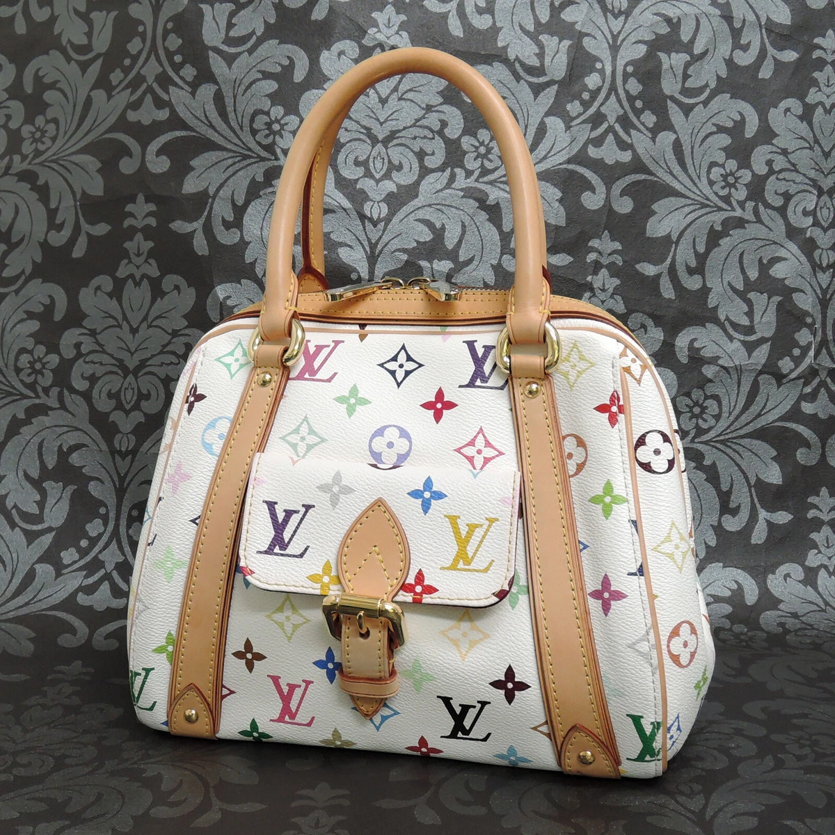 LOUIS VUITTON Monogram Multicolor Priscilla White | FASHIONPHILE