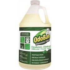 OdoBan ODO911062G4 1 Gal. Concentrated Odor Eliminator, Eucalyptus, Bottle Clear