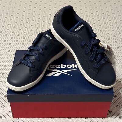 Reebok Jungen Royal Complete Clean 2 Tennis Schnürschuhe Sneaker Turnschuhe UK 5 Navy