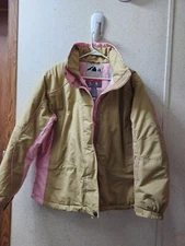 Polar Edge Ski Winter Jacket Women's L Hooded Insulated Wind Proof Pls Read