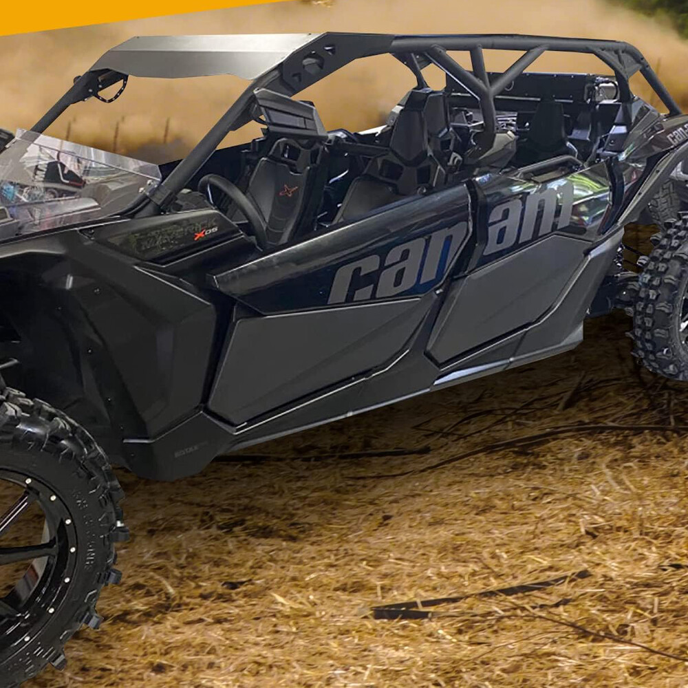 Lower Half Door Panels W/ Frame for UTV Can-Am Maverick X3 MAX 4