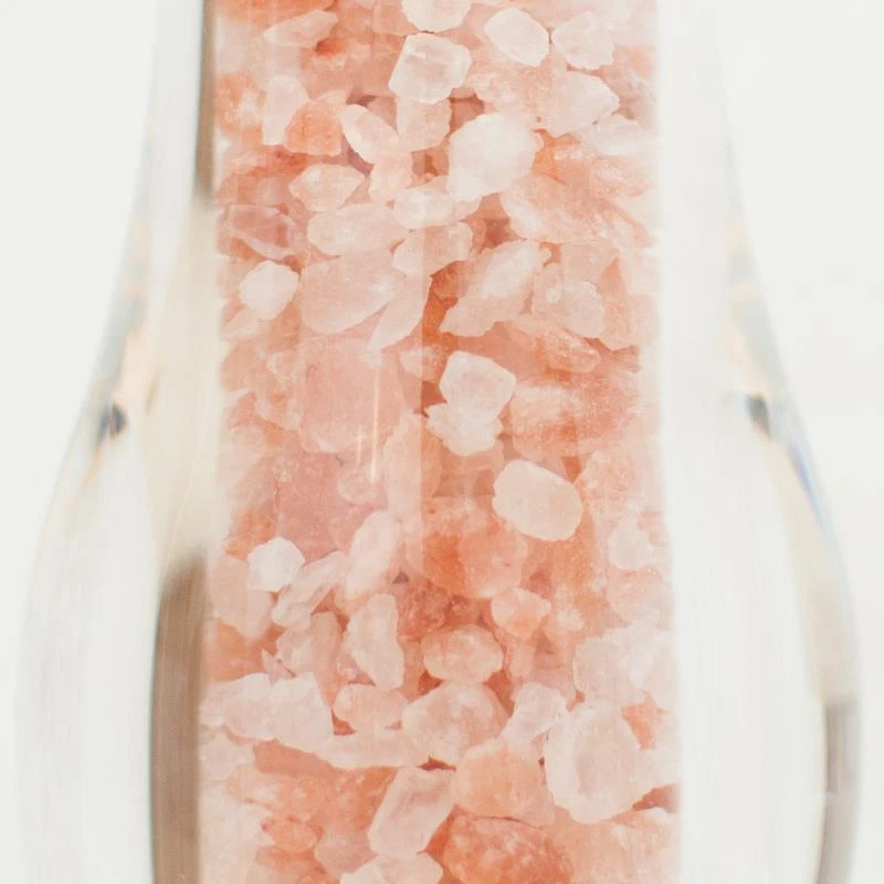 Salzmühle rund 100 g gefüllt mit Keramik Mahlwerk Speisesalz Himalaya Pakistan - Bild 3 von 4