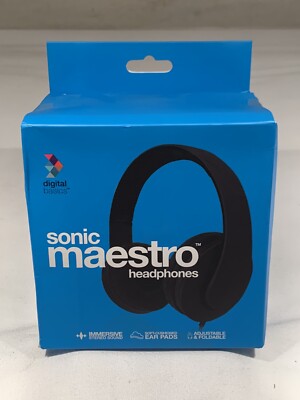 Digital Basics Sonic Maestro Headphones Black ***SEALED - BRAND NEW***