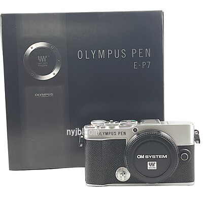 New OLYMPUS PEN E-P7 Mirrorless Camera (SILVER) - Body ONLY