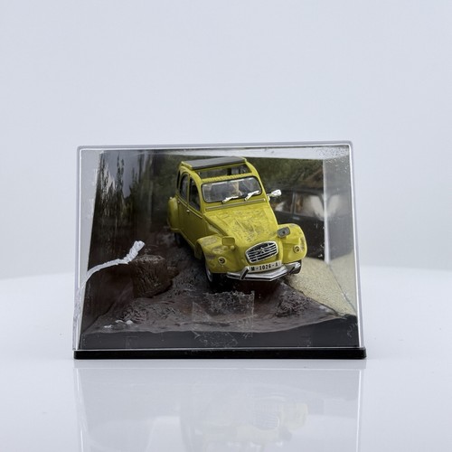 CITROEN 2CV MODEL CAR JAMES BOND FOR YOUR EYES ONLY FILM YELLOW 1:43 SCALE IXO K - Picture 2 of 18