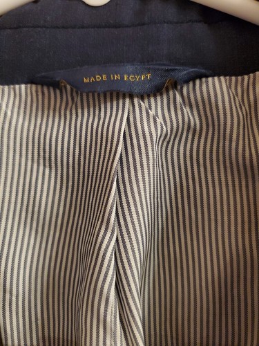 Brooks Brothers Explorer Blazer Jacket Regent Fit Size 40L Navy Blue Casual Work - Picture 6 of 14
