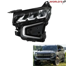 Driver Headlight For Chevy Tahoe / Suburban 2021-2023 Full LED Type Left Side