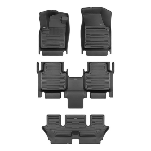TuxMat Custom Floor Mats for Volkswagen Atlas 6-Seater - 2018-2026 - Full Set
