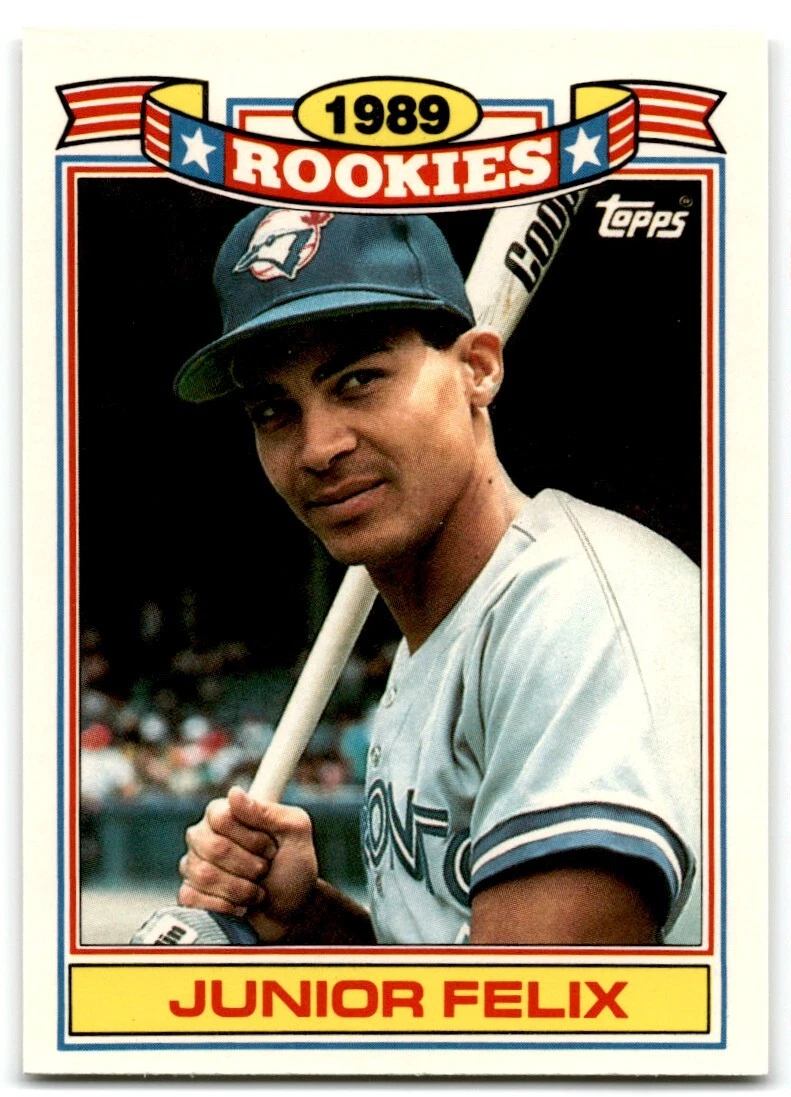 1990 Topps Glossy Rookies Junior Felix Rookie Toronto Blue Jays #8