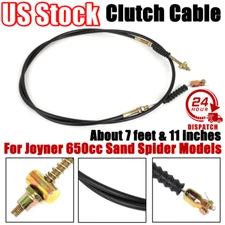 For Joyner 650cc Sand Spider Models Clutch Cable About 7 feet & 11 inches Black