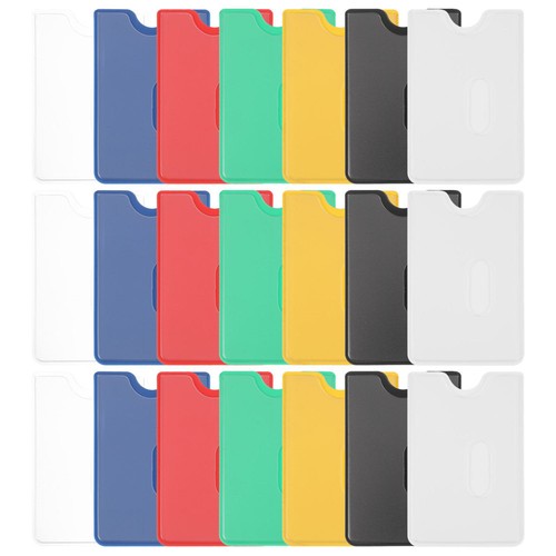 Portatarjetas con funda de placa de PVC de 42 piezas para coche protector de tarjeta de identificación estuche - Imagen 10 de 12