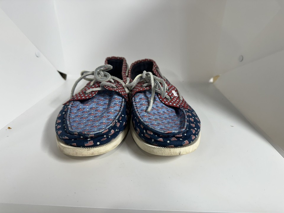 Vineyard Vines & Sperry “Americana” 2 Eye Boat Men’s Loafers Shoes
