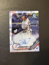 2019 Bowman chrome Dom Thompson Williams Prospect Auto #CPA-DTW New York Yankees