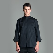 Giacca cuoco collo alla coreana abbottonatura centrale 100% Cotone ATTIMO