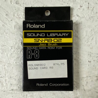 ローランド SN-R8-02 SOUND LIBRARY 音源カード(R-8用) Roland SN-R8-02 Jazz Brush Sound Library Sound Data Rom For