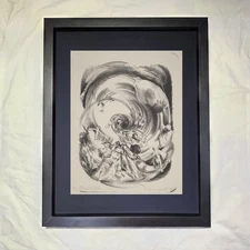 Francis Sumner Merritt "Maelstrom" CUSTOM FRAMED Art