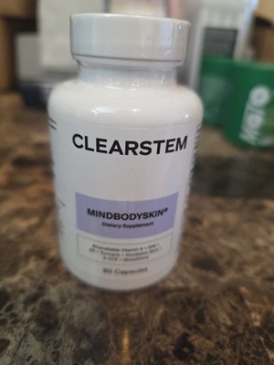  Clearstem Mind Body Skin  Vitamin Dietary Supplement 90 Capsules Each - USA -