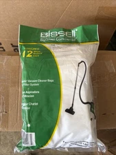 Bissell Commercial Canister Vacuum Bags,Paper,PK12 C3000-PK12