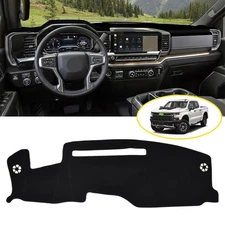 Cab Anti-Glare Dashboard Dash Mat Accessories For 2022-2025 Chevy Silverado 1500