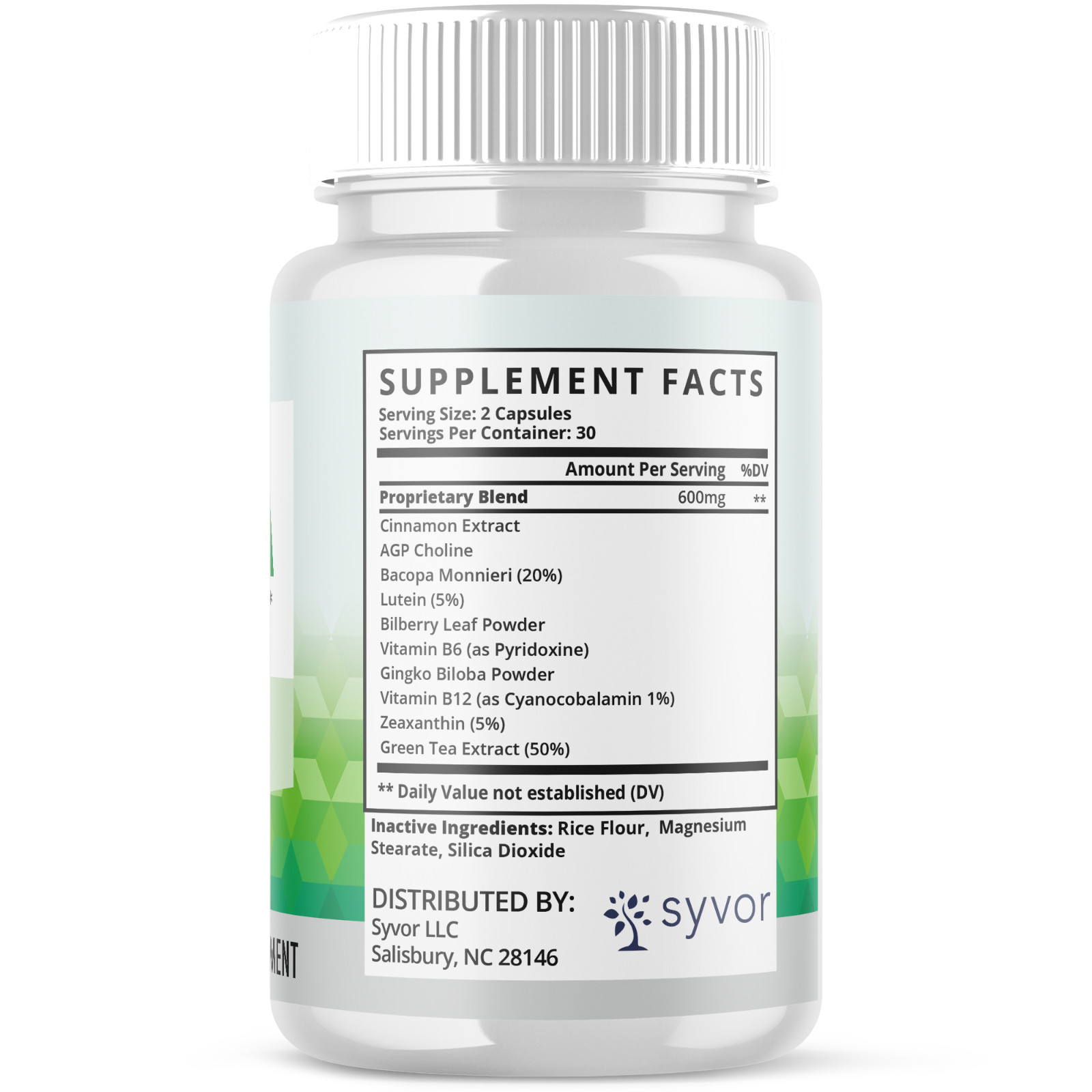 (3 Pack) Nervala Nerve Nootropic All Natural Super Nerve Supplement 180 Capsules