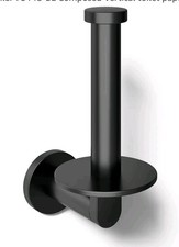 Kohler 73148-BL Composed Wall Mounted Euro Toilet Paper Holder, Matte Black