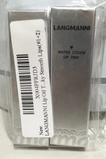 Langmanni Water Color Lip Tint – Shades 01 & 02 – Long-Lasting – NEW & Sealed