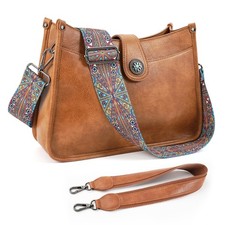 Crossbody Bags For Trendy, Vegan Leather Hobo Handbags Crossbody Purses Shoul...