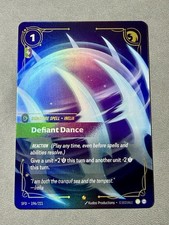 Defiant Dance 196/221 Epic Foil Spiritforged Riftbound English League of Legends
