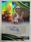 2025 Topps Chrome Tennis Green Refractor Donna Vekic #CA-DVC