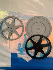 Vintage 8mm Film Can and 2 Reels 7"