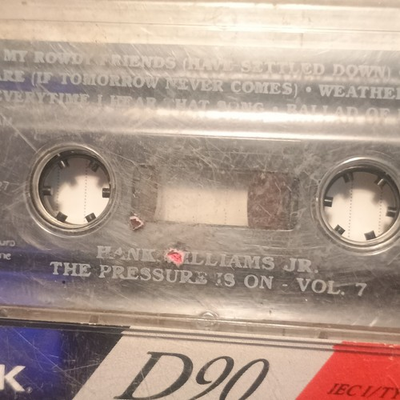 #ad #ad Hank Williams Jr. The Pressure Is On Vol. 7 Cassette Country Clear Music Album $5.99